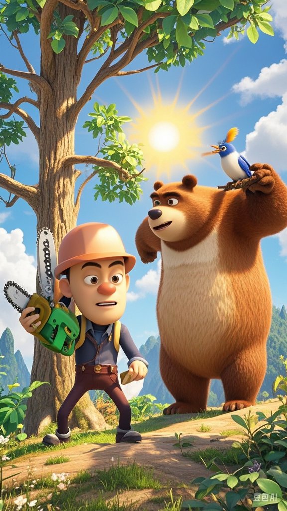 《光头强的转变》