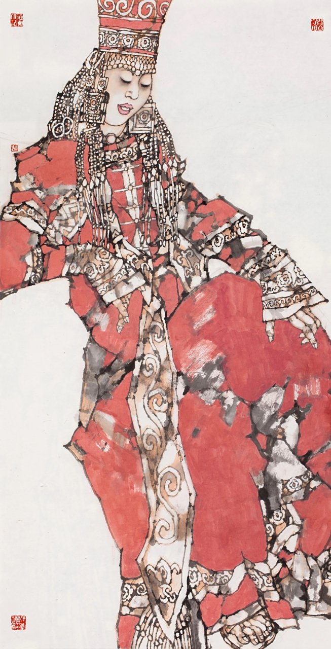 张道兴国画作品欣赏 张道兴,1935年4月出生于河北省献县(今河北沧县).