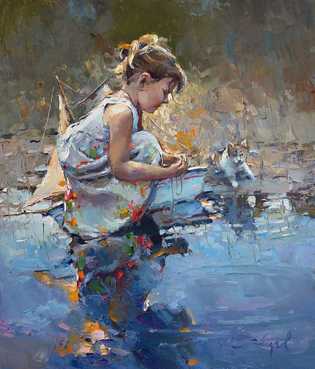 俄罗斯画家-阿列克西·扎伊采夫作品欣赏(五)