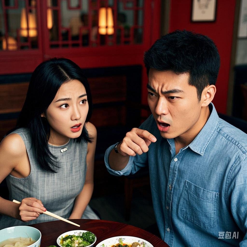 "  他一下懵了,嘴里塞着半口饭,瞪大眼睛问:"为啥呀?