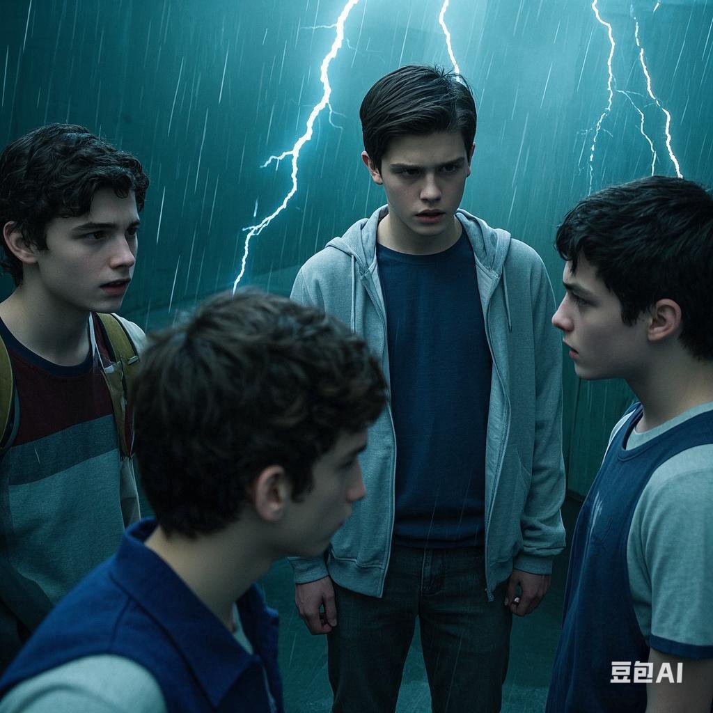 "我小时候在山上放羊,遇见过一模一样的鬼天气,一个炸雷轰地就劈我