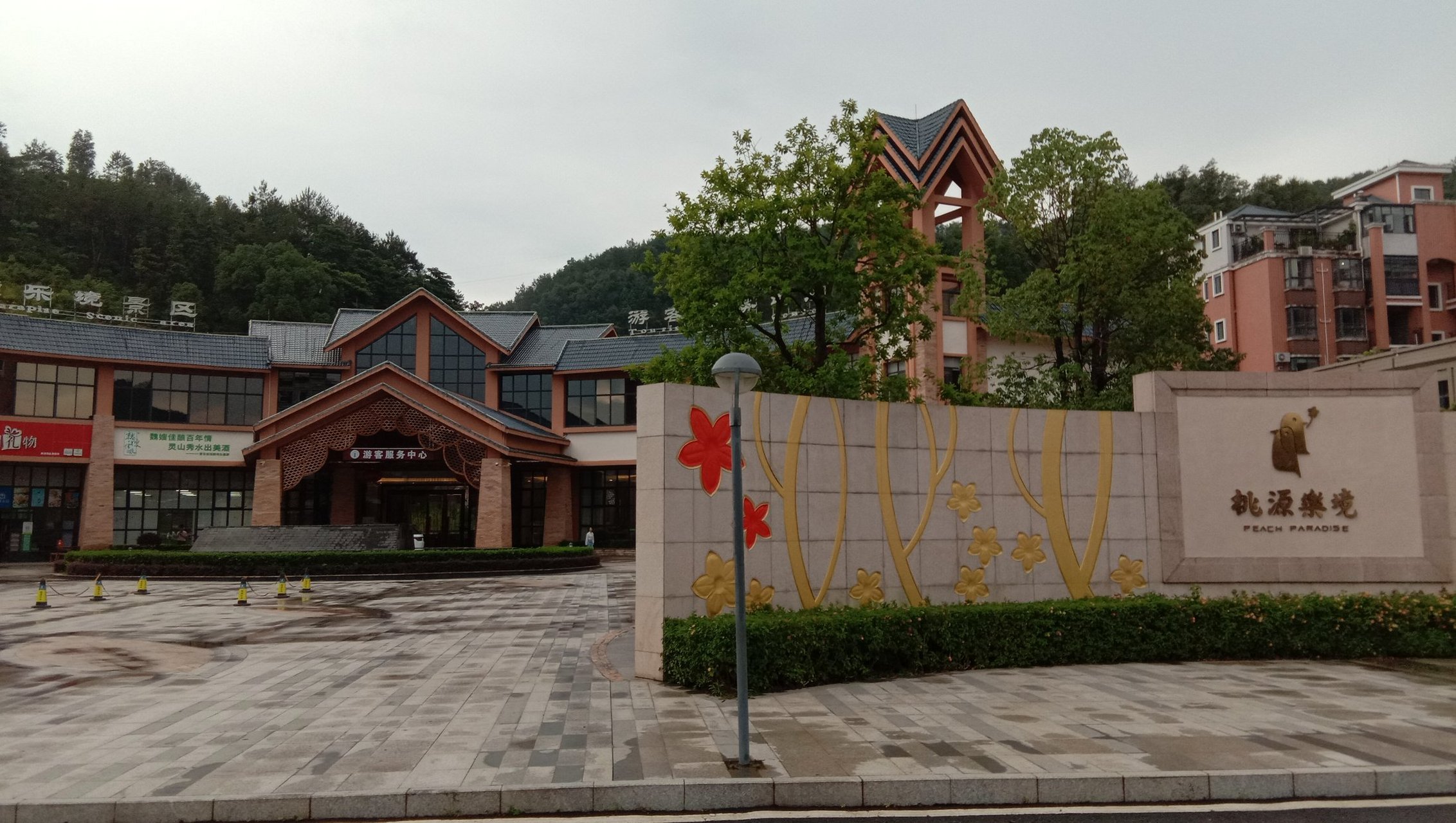 4a定南桃源乐境景区@来自灵峰胜境举目眺望的凤仙花