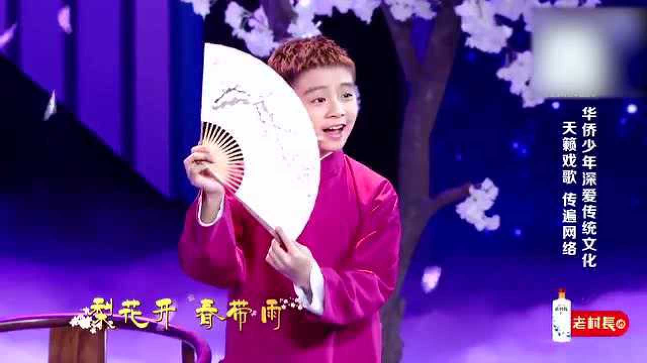 阳春曲 观京剧神童王泓翔演绎《梨花颂》 玉鸣泉,风敲磬,还似柳莺千啭