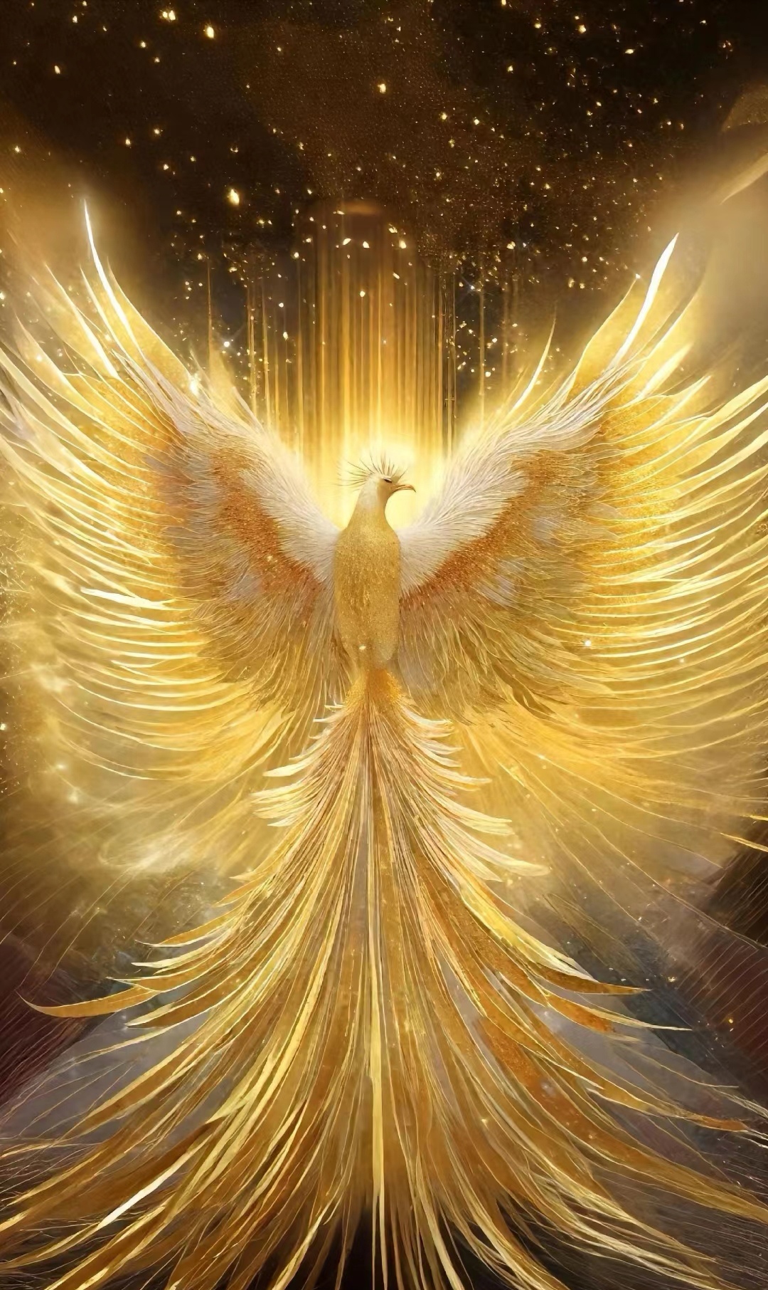 凤凰的身姿如诗如画,仿佛从古老的神话中走来,带着神秘与尊贵