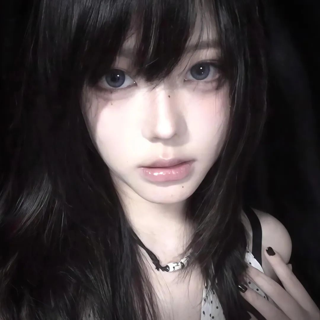 女头|黑色系女生头像(第三期,拿图吱个声)#女生黑色头像# #优质头像