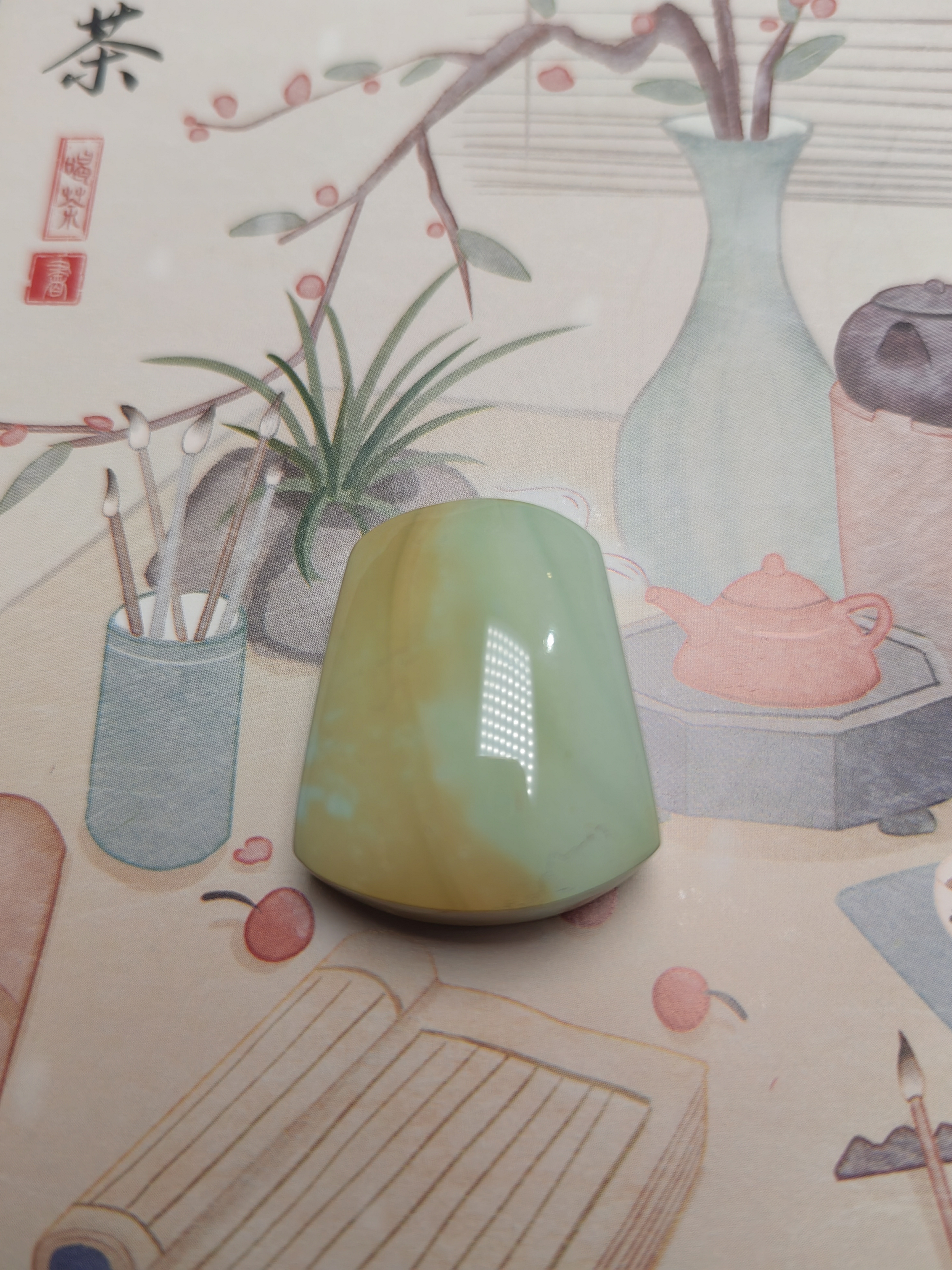 【精品水波纹绿松石吊坠】 67 精品水波纹吊坠,料子细腻丝滑,佩戴