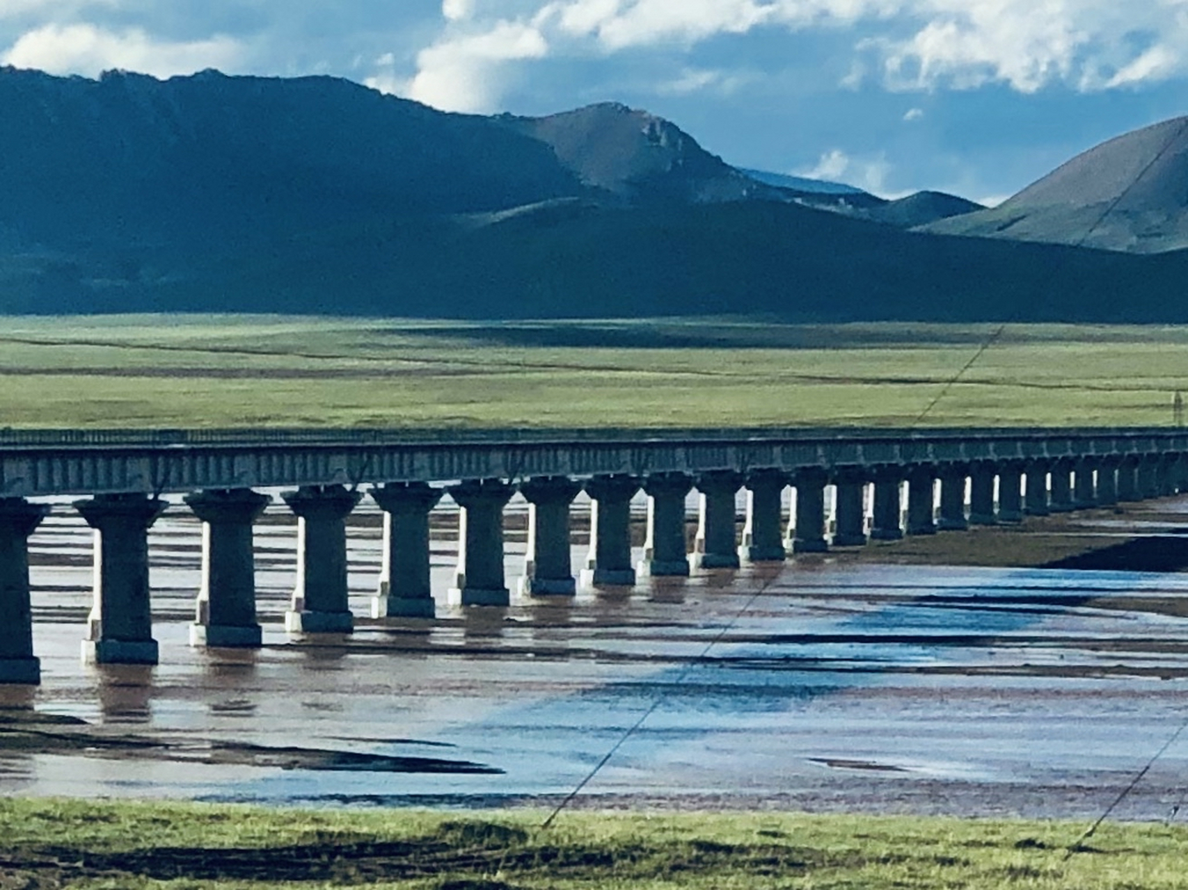 [得意]…  青藏通途 109 长江之源 沱沱河 夜宿 唐古拉山镇