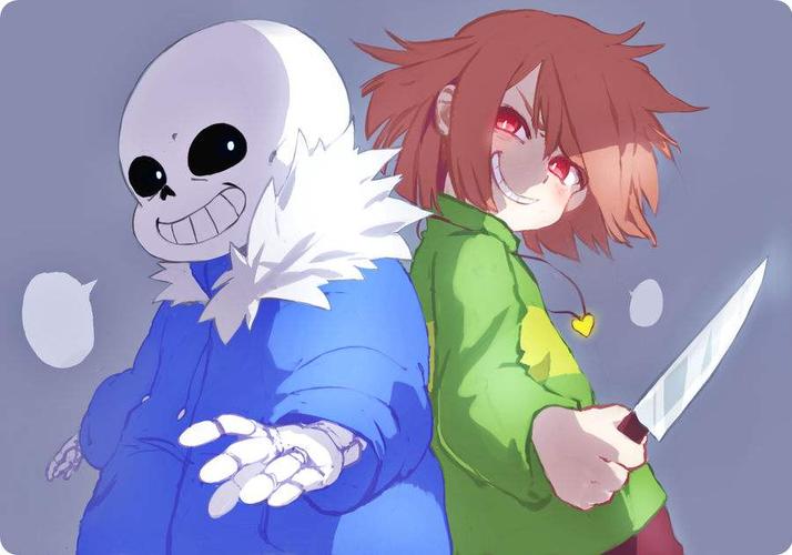 图片来源于网络,sans和chara