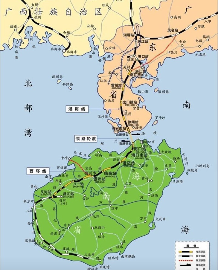 一,光对比琼州海峡和杭州湾跨海大桥及港珠澳大桥的长度