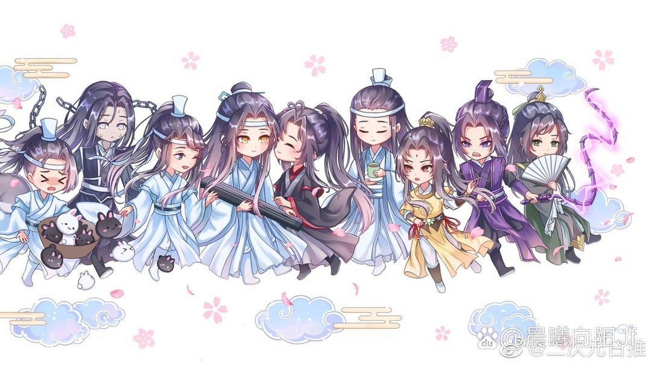 漫画# #原耽# #魔道祖师# 魔道祖师的q版来了[心]