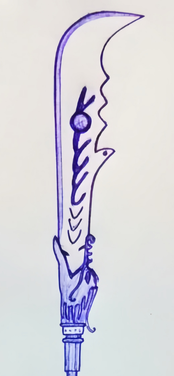 军迷根据 新三国画的"青龙偃月刀"[左捂脸][欧耶]