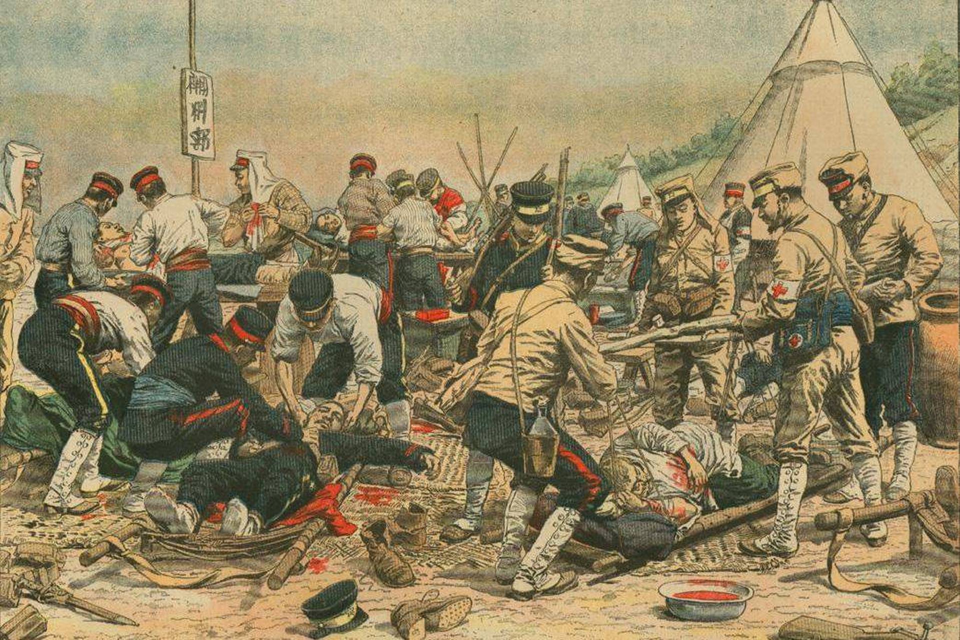 1904-1905年之间在我国东北爆发了日俄战争,可笑的是两个列强的战斗