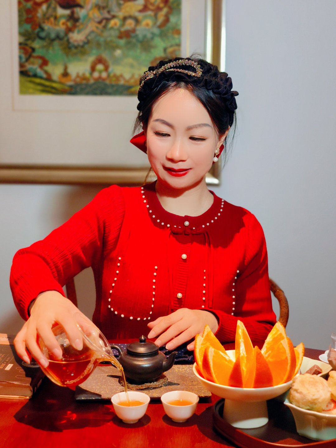 藏在科技广场里的古风茶境 步入这家藏在中晶科技广