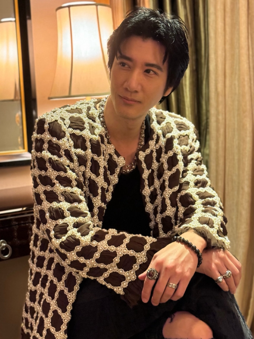 相信……每当王力宏在镜子前整理自己的仪容,看着镜中逐渐暗淡的容颜