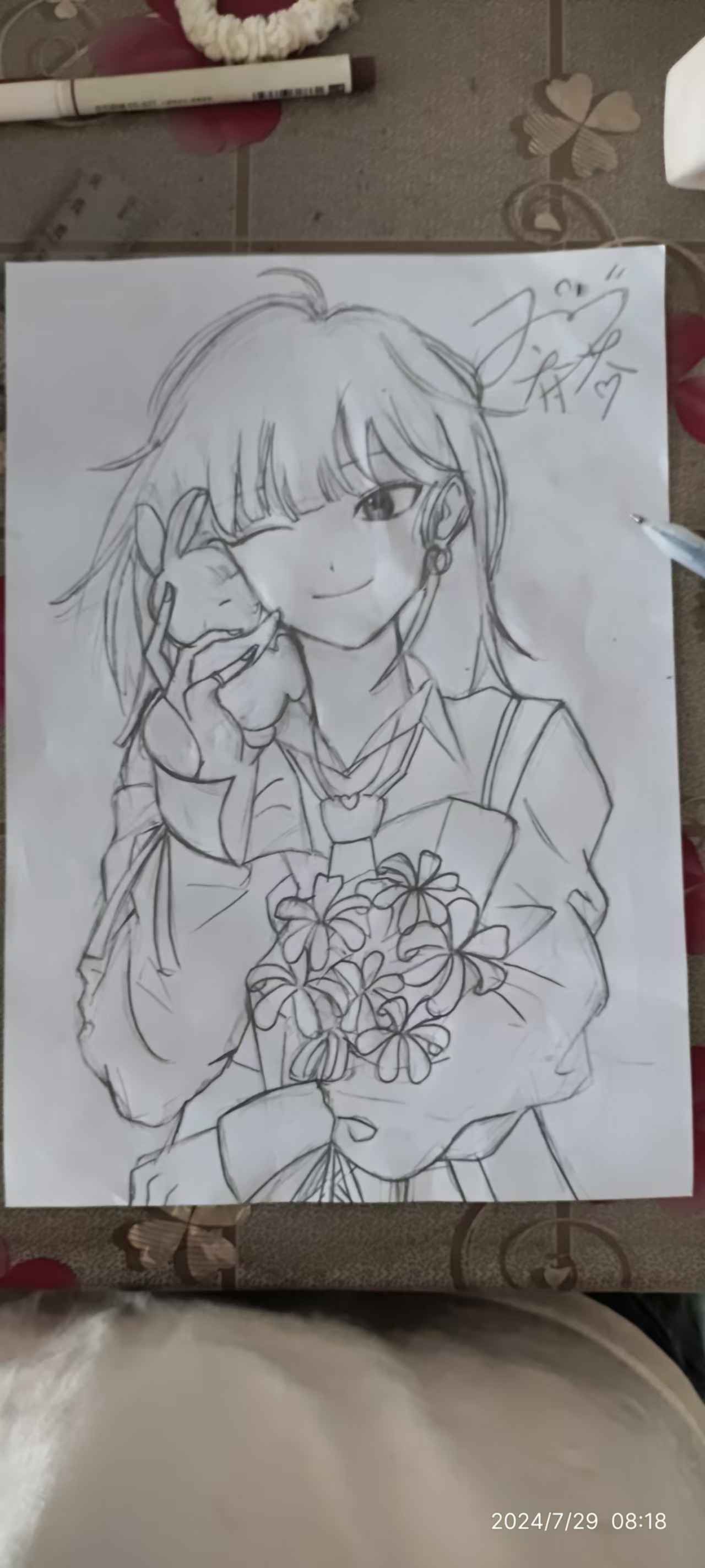 线稿#时光代理人# #时光代理人乔苓