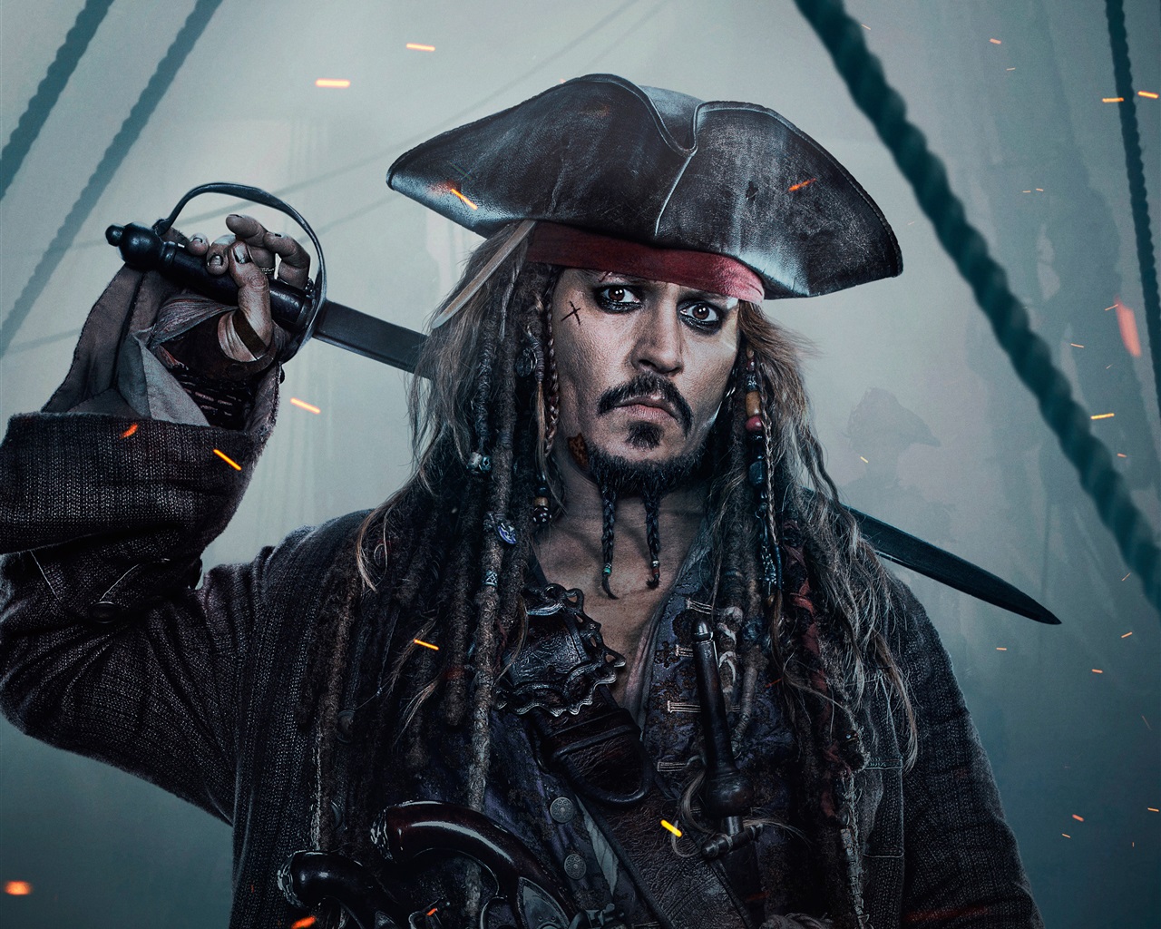 昨天偶然看了加勒比海盗 成功入坑杰克船长