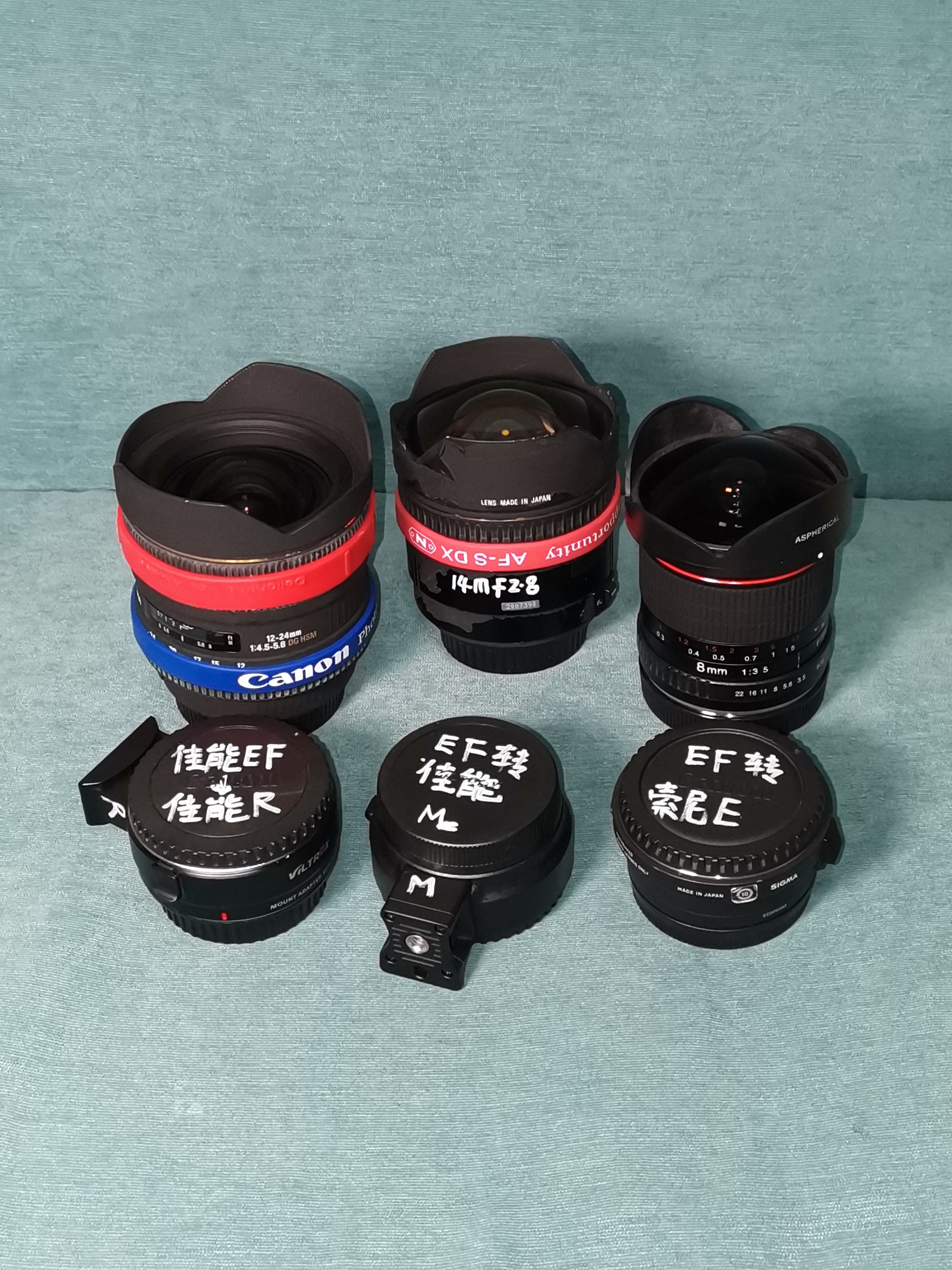 杭州范围出租佳能ef8mm鱼眼镜头,ef12-14mm超广角镜头,ef14mm超广角