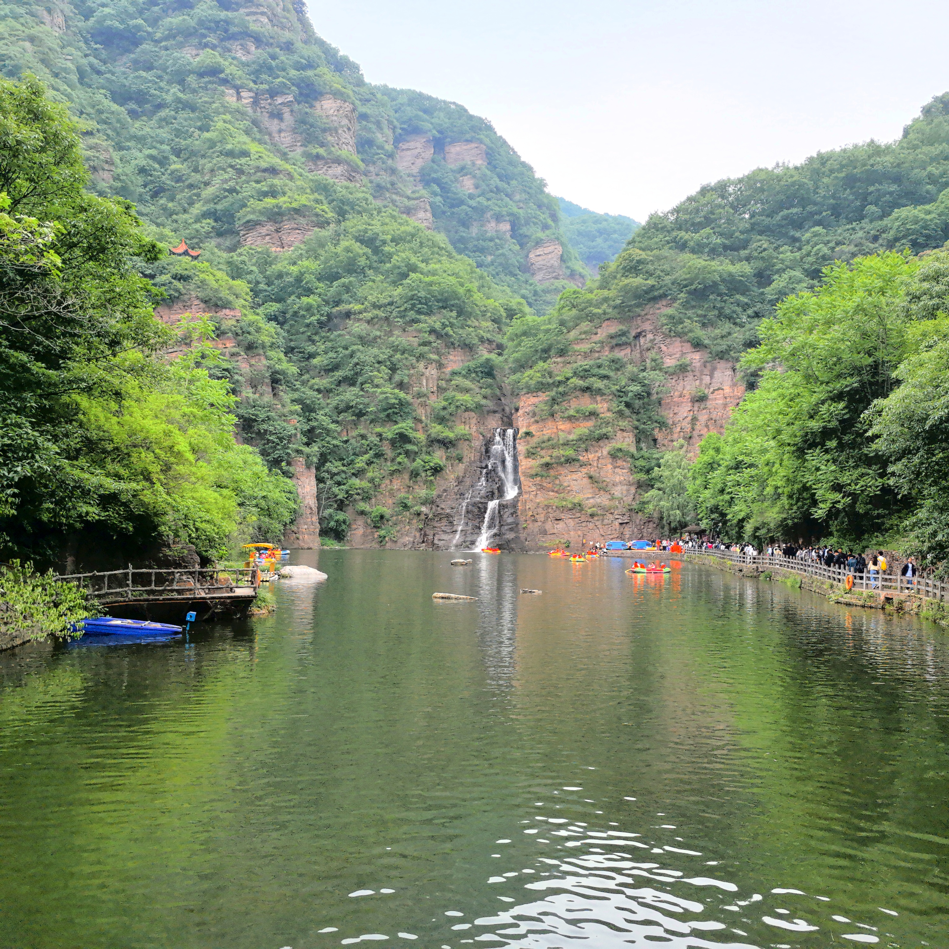 被称为河南山水画廊的国家地质公园——洛阳龙潭大峡谷处处风景然画