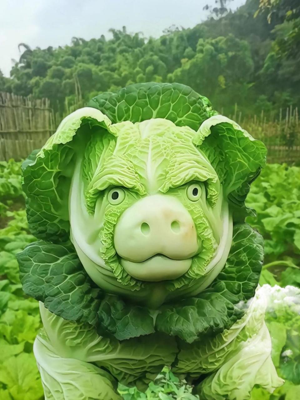 好白菜都让猪99给拱了,高手在民间,人民艺术家啊!