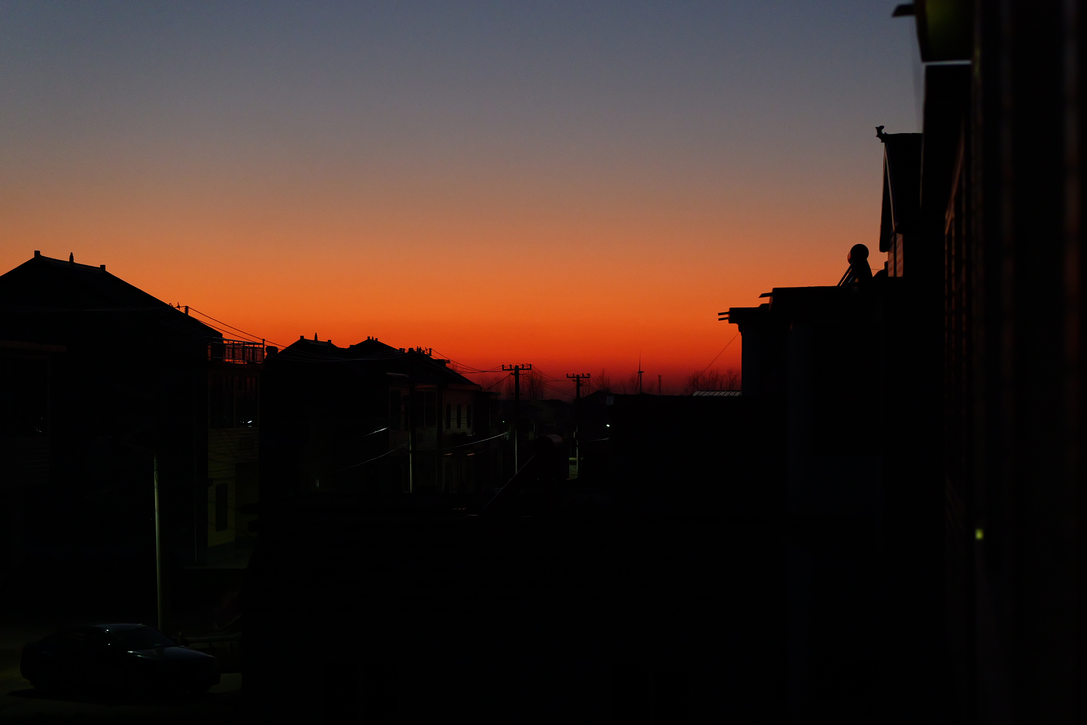 乡村的夜晚天空都是这么美
