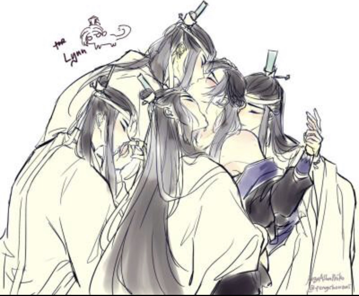 曦澄姐们!开饭了!