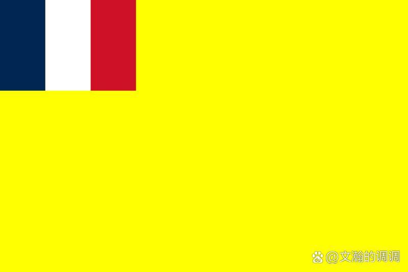 越南历代国旗一览 图一:龙旌旗,使用时间:1863年起 图二:安南保护国