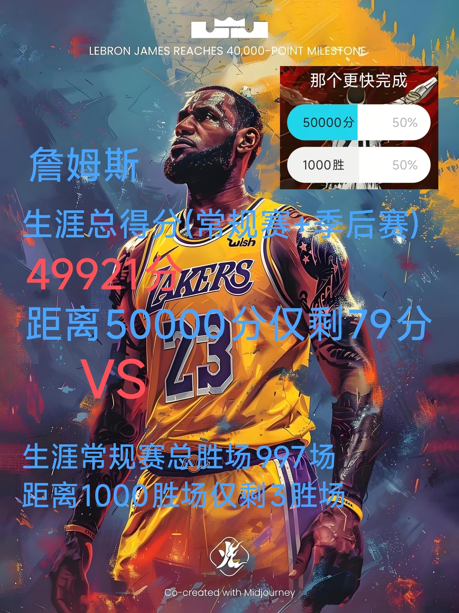 詹姆斯连续三场比赛得分超过夺冠，TL冲击纪录！