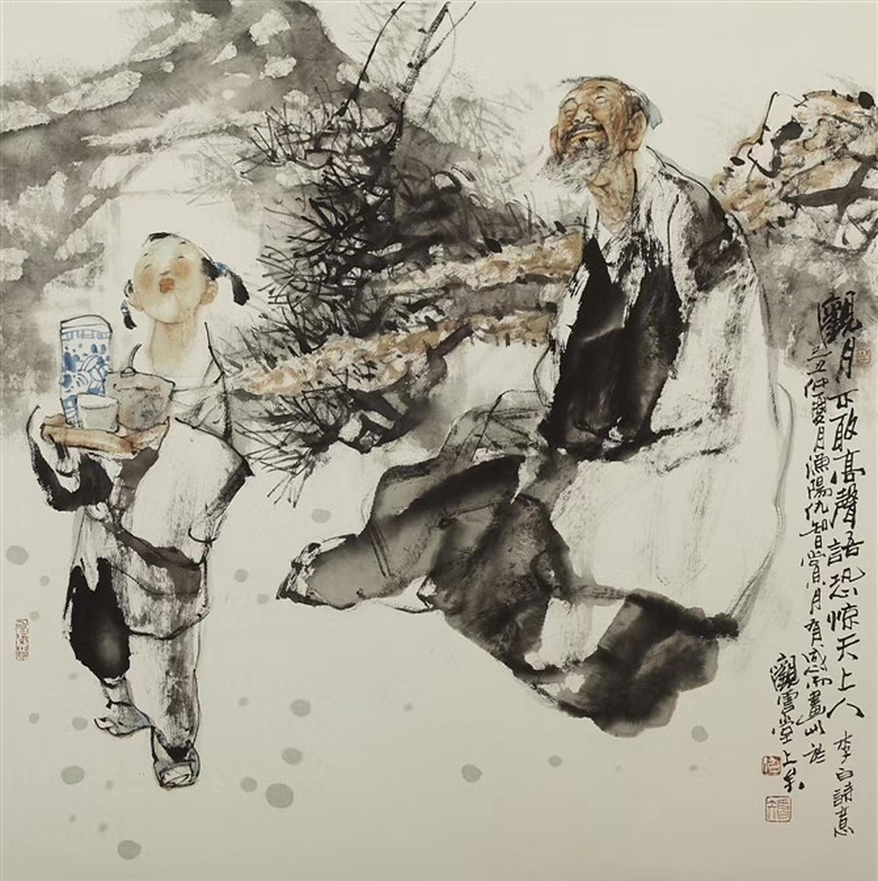 著名人物画家仇智老师作品欣赏