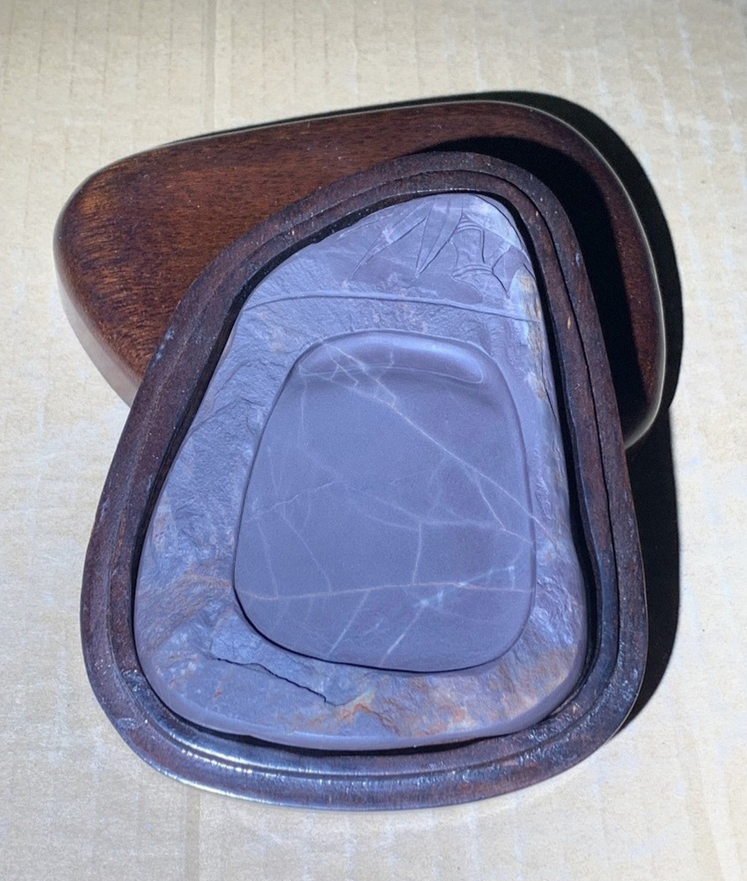 (骅姐说砚 五 青主砚) 端砚老坑大西洞水岩(青主硯)!