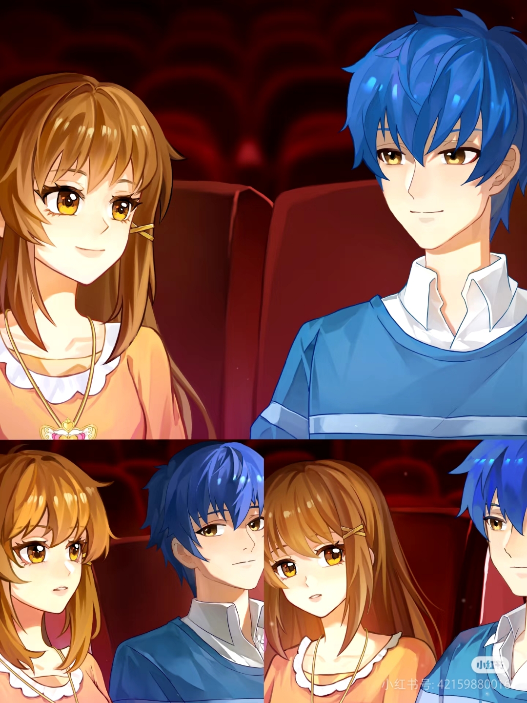 终于成为官方cp#巴啦啦小魔仙之梦幻旋律# #小蓝游乐