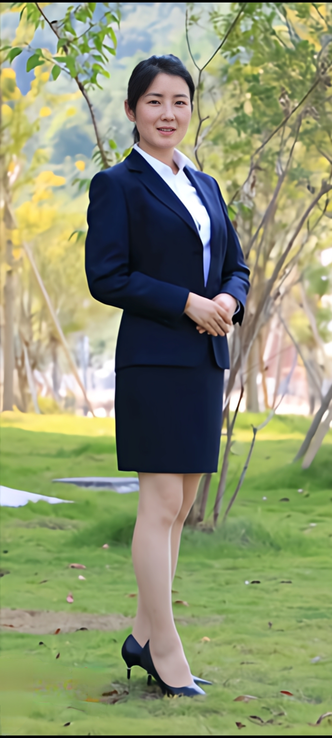 中年职业女性,知性优雅,气质如兰.
