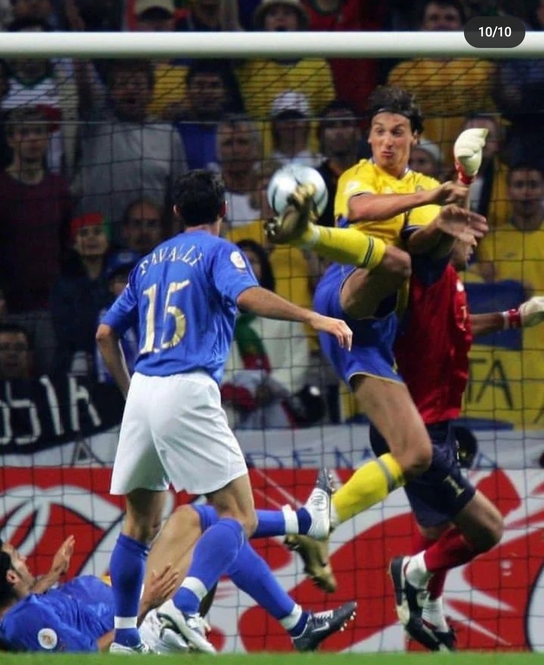 04欧洲杯,伊布经典进球瞬间