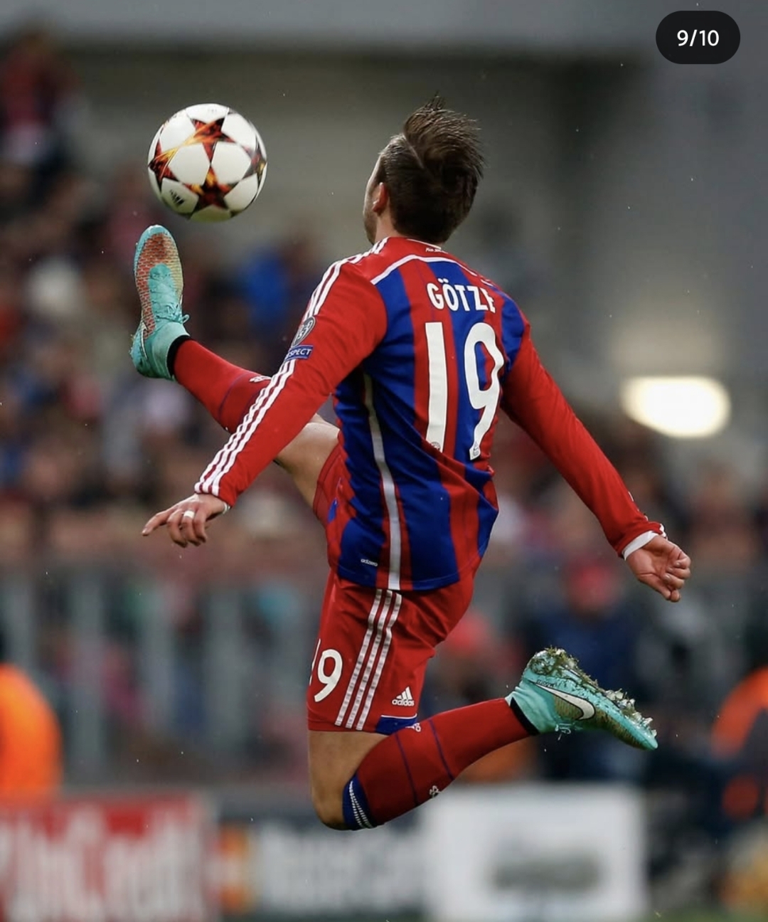 巨星们停球瞬间