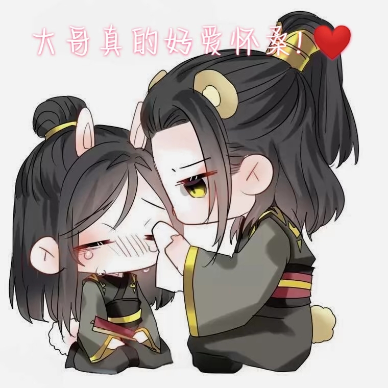 嘿嘿嘿好嗑ˉ﹃ˉ#魔道祖师# #聂怀桑# #聂明玦# #双聂cp