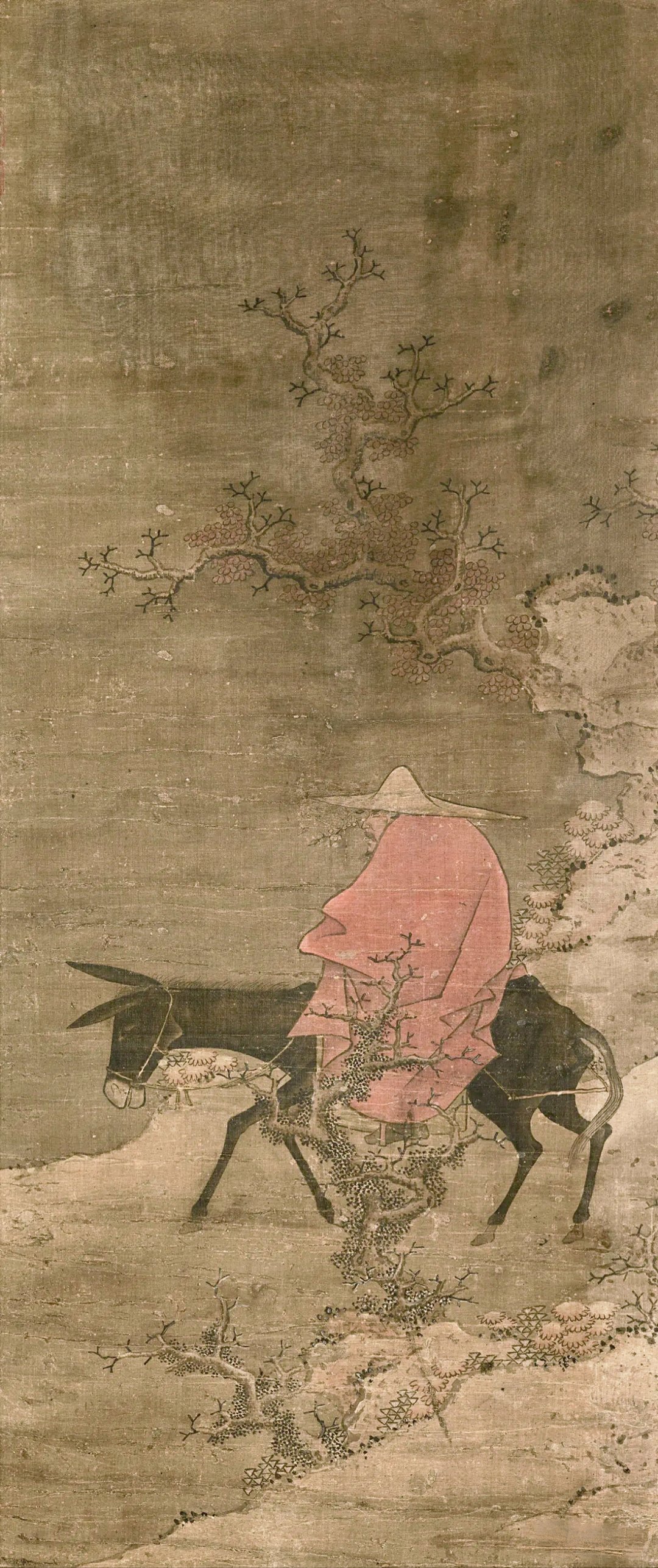 明·佚名《踏雪寻梅图》