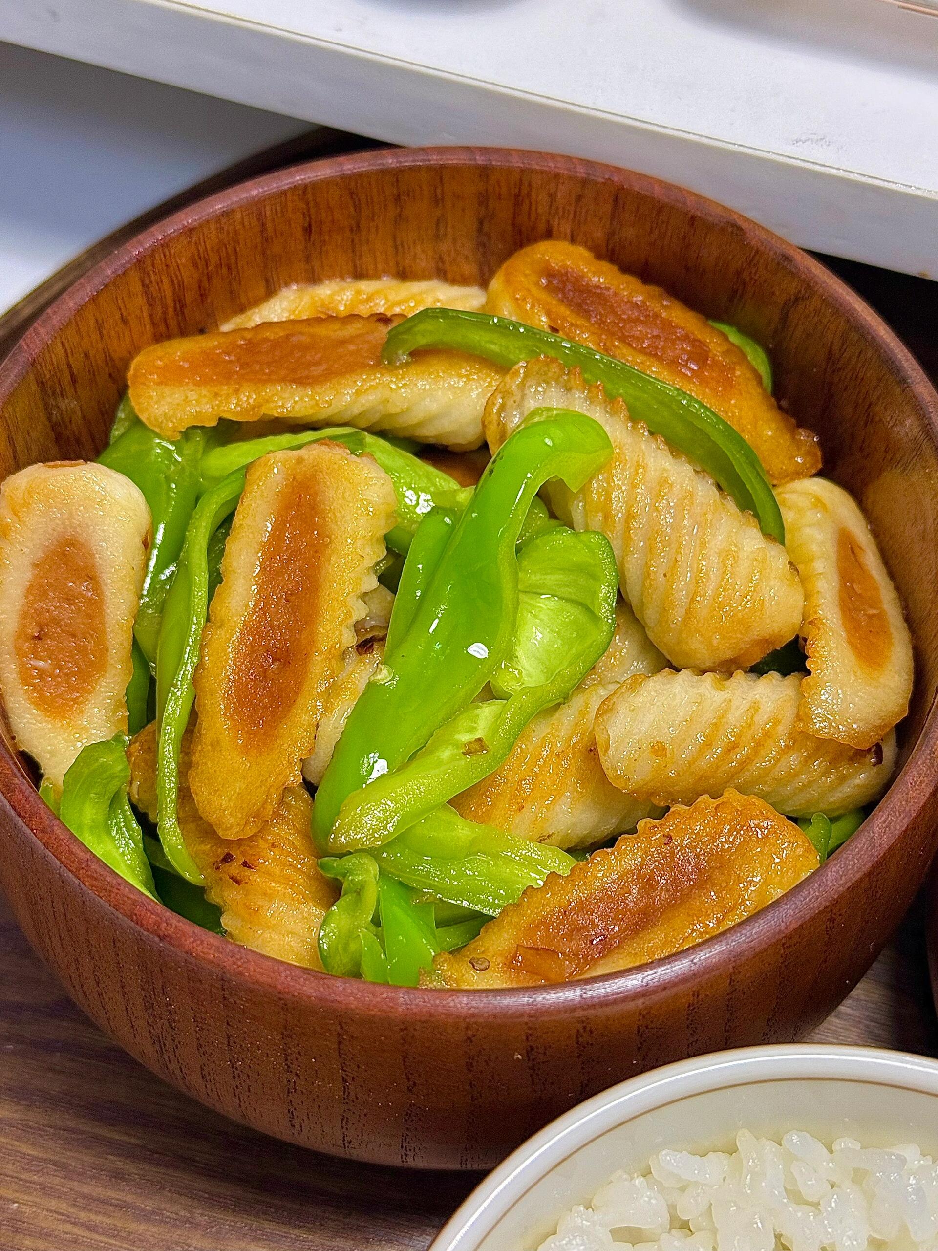 今天的饭 辣炒包心鱼卷 茄汁娃娃菜