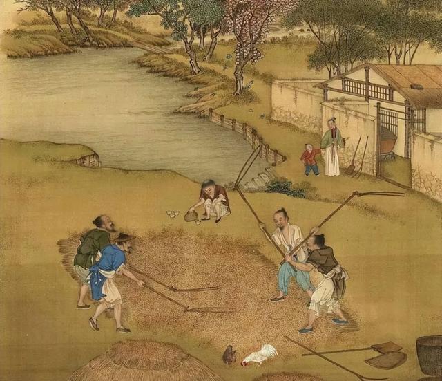 人"而言,指那些古代农民古代农户古代交粮古时候农民农业税的历史古代