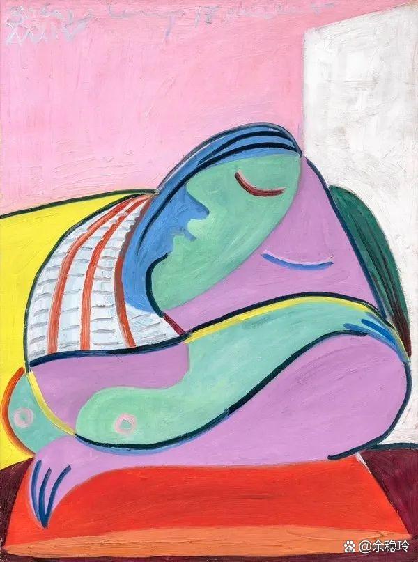 毕加索《读书》 70cm×90cm 布油彩 1932年 成交价;2520万英镑 约合