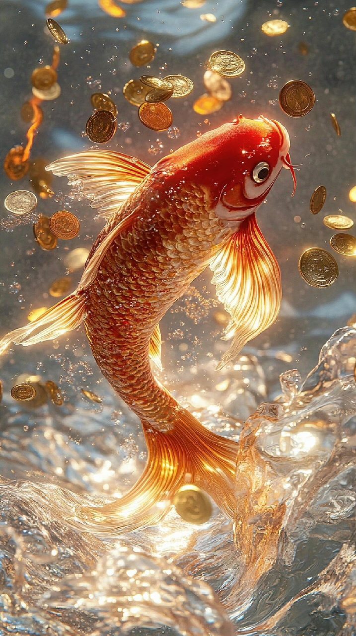 财运亨通,日进斗金. 留言 "好运锦鲤" 祝你发大财,行大运,恭喜发财!