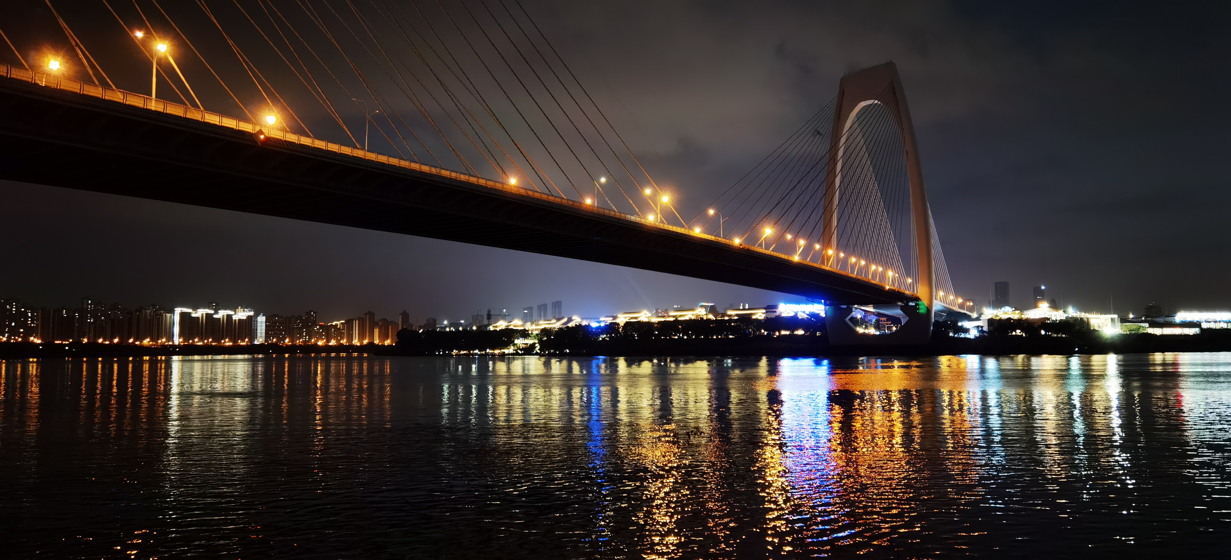 五象湖夜景图片图片