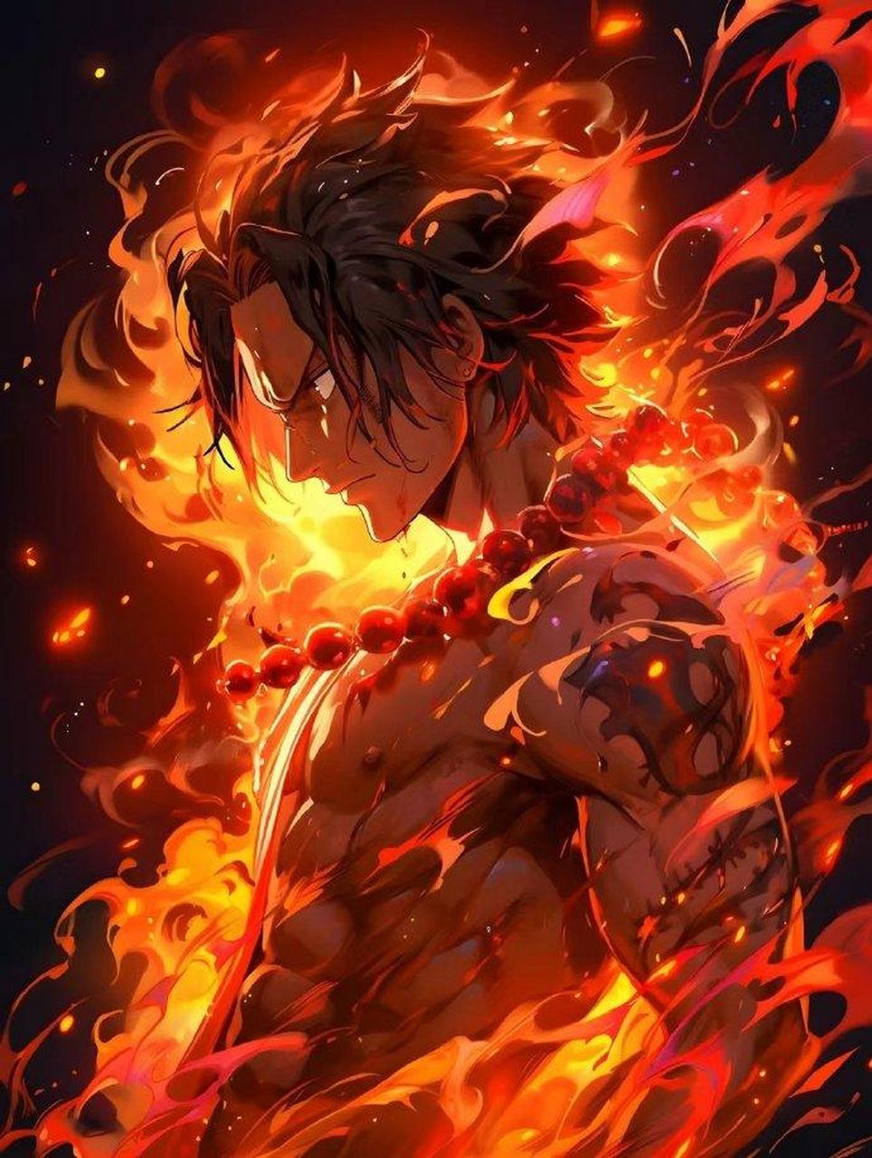 海贼王# 艾斯帅爆了! 路飞是要成为海贼王的男人,对吧