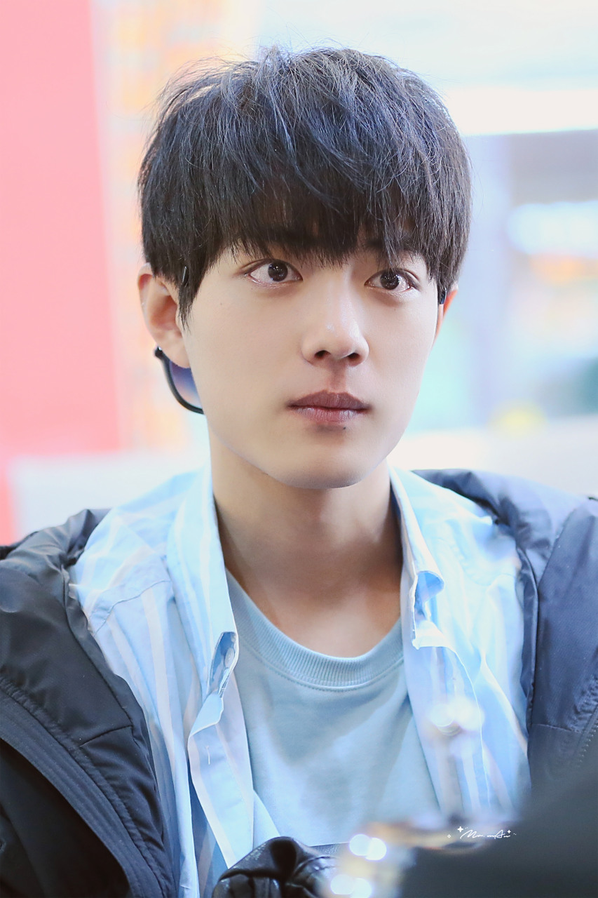 在飞机场,被小飞侠乱说不下个雨刮个风什么的,肖战说不要乌鸦嘴,结果