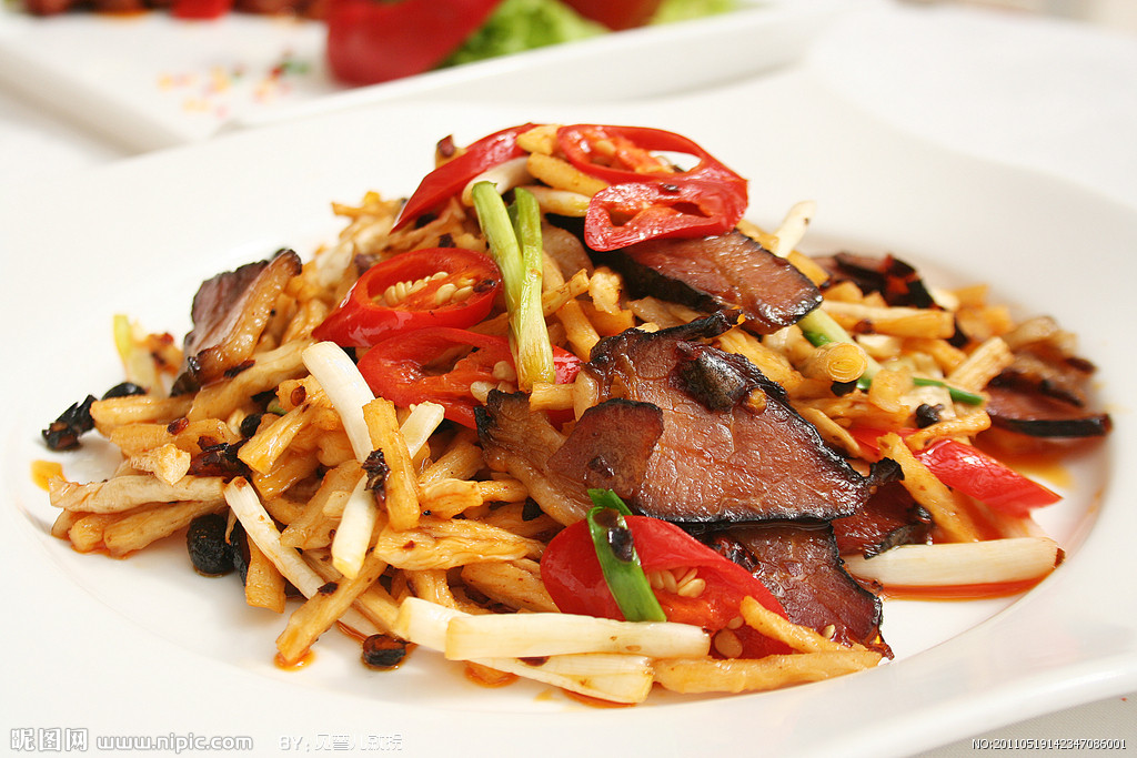 最有味鸡萝卜腊肉滋味萝卜酸萝卜炒腊鸭心萝卜卷炒腊肉萝卜丁炒腊肉