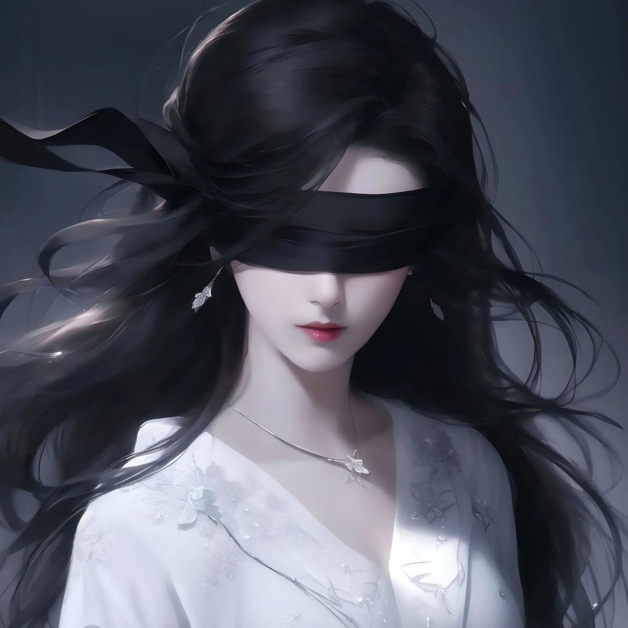 一眼封神的黑色系头像#动漫头像和壁纸# #女生头像# #黑色系