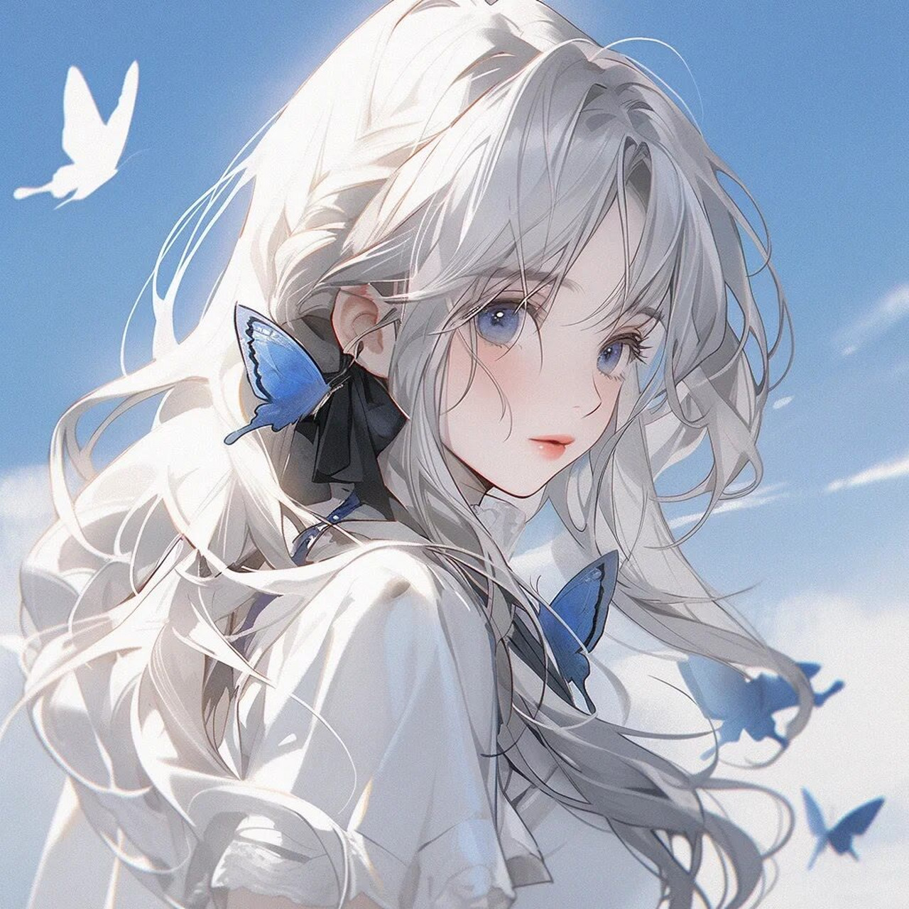 蝴蝶少女的头像,有你喜欢的吗?