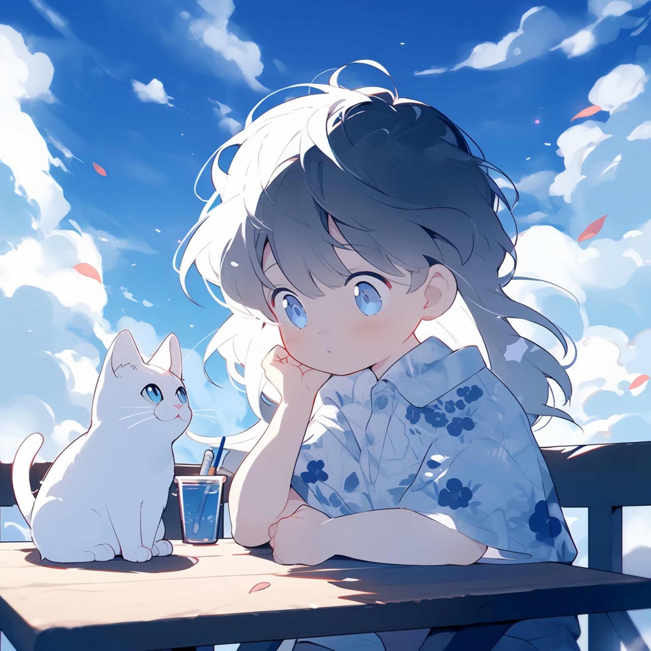 三千繁华,奈何人间只有一个他#情头# #情侣日常##情侣#  #动漫头像