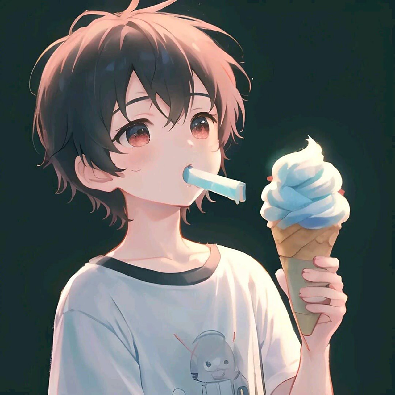 喜欢你在我身后,一回头就是阳光笑容#动漫头像##微信头像#  #头像