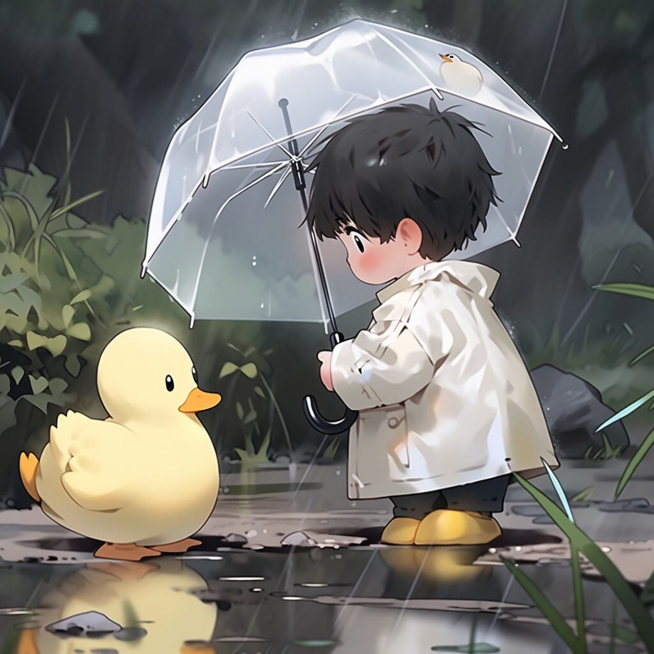 因为心无所属,所以随遇而安#动漫头像# #头像##男生头像