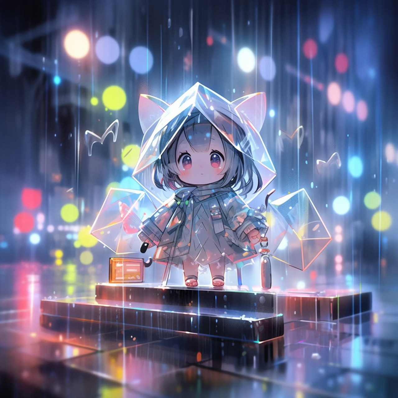 若是你在身旁,下雨也是好天气#动漫头像# #微信头像# #头像