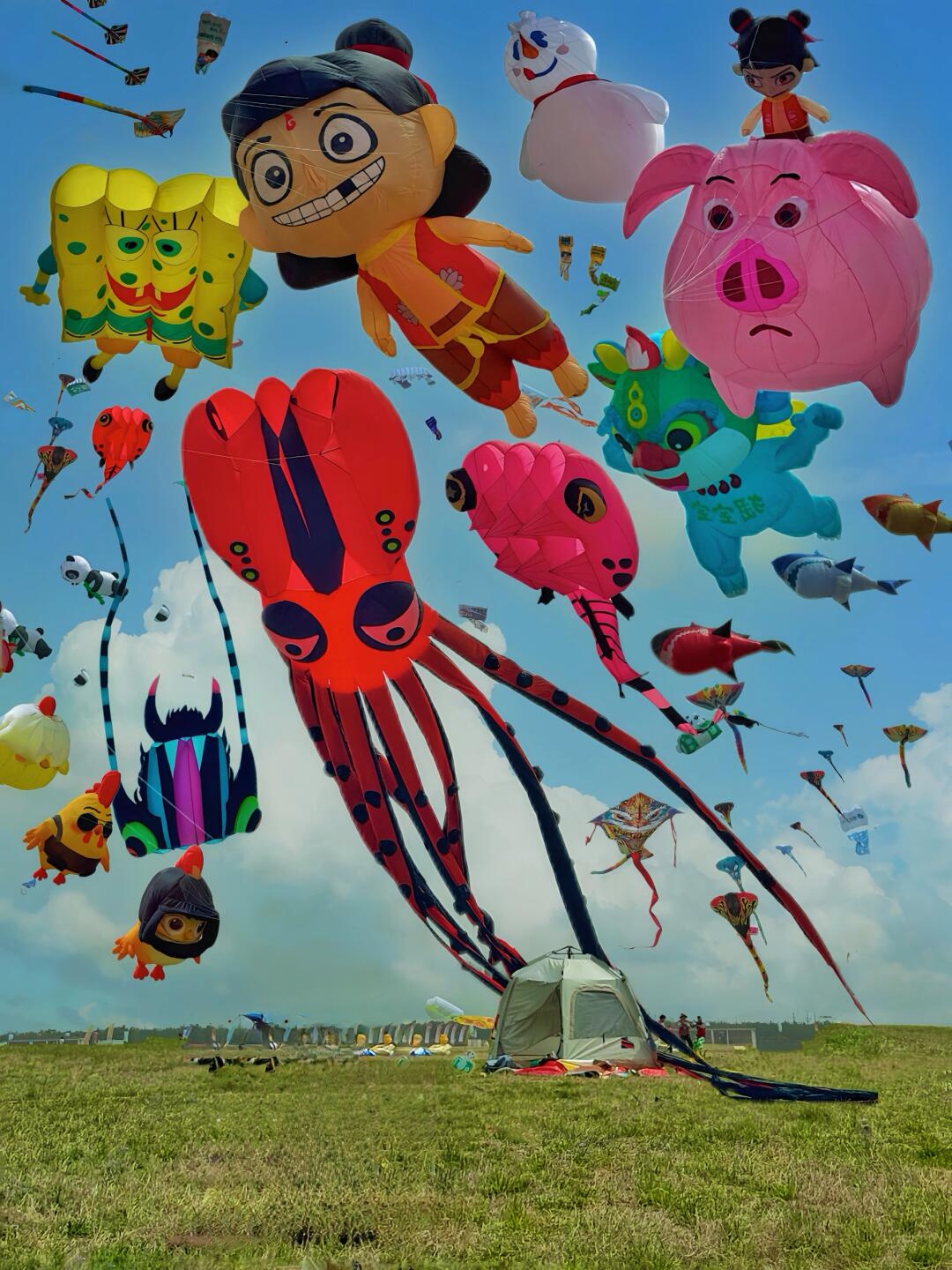 2025年的潍坊国际风筝会开幕,4月19日